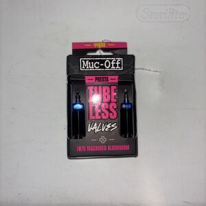 Muc-Off V2 Tubeless Valve Kit - Blue, 44mm, Pair